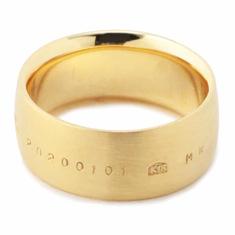 MAYUOKAMATSU 【オーダー品】マリッジリング（8mm） NONE(0000)