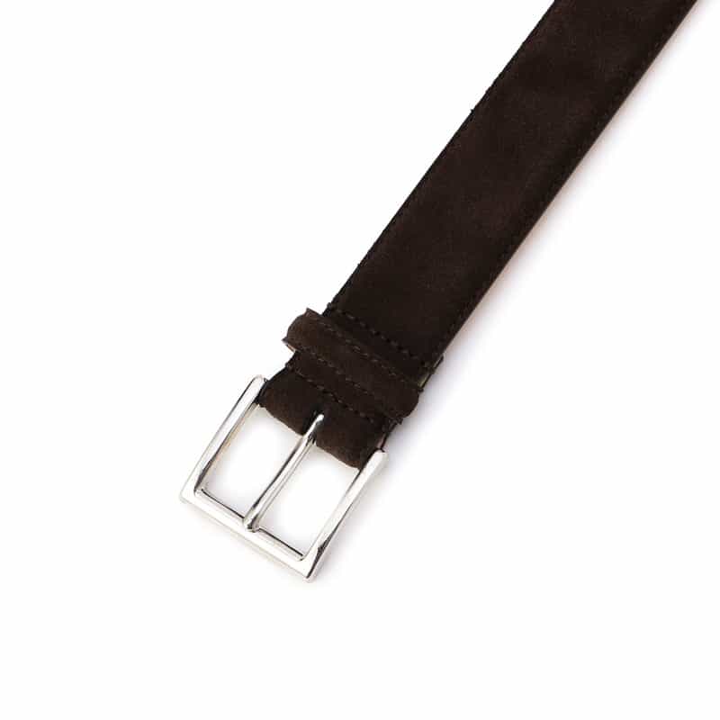 CROCKETT＆JONES スエードベルト 35mm DARK BROWN
