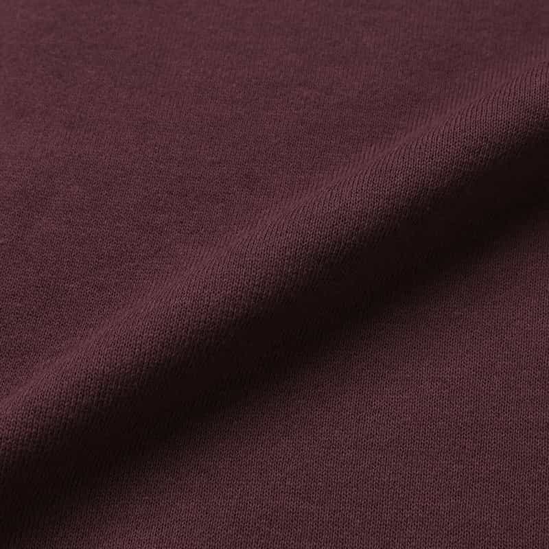 BARNEYS NEW YORK モックネックスウェットプルオーバー WINE