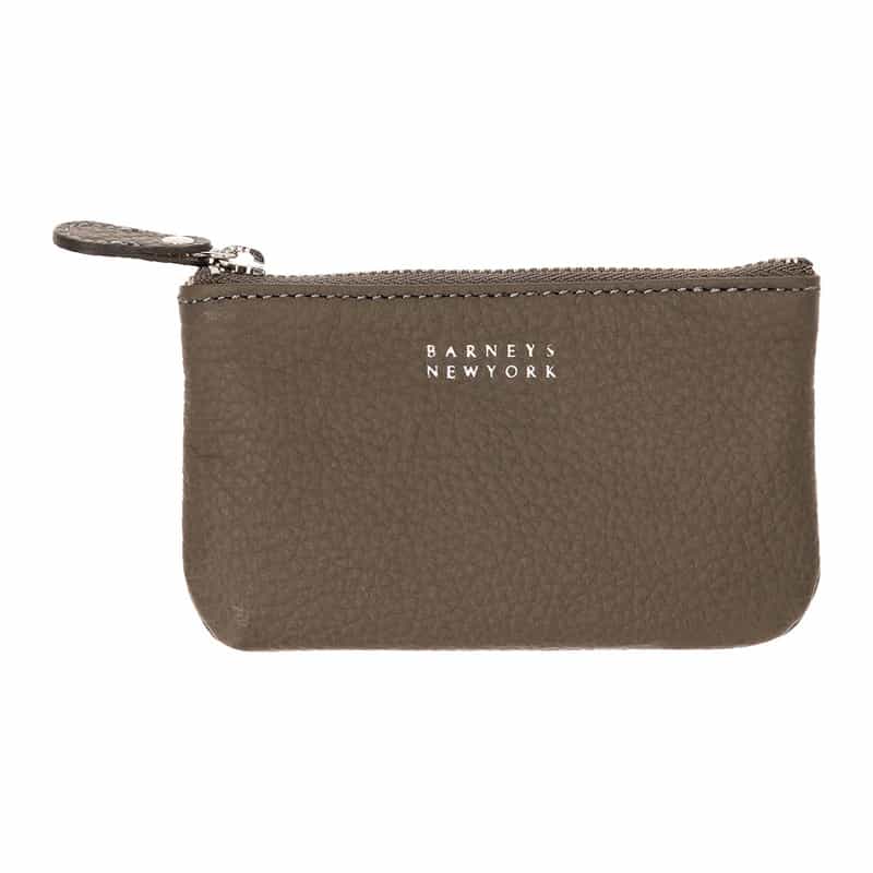 BARNEYS NEW YORK レザーキーケース GRAY