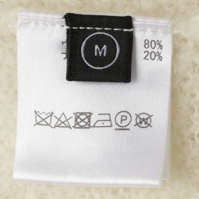 BARNEYS NEW YORK ブークレ素材ニットカーディガン WHITE