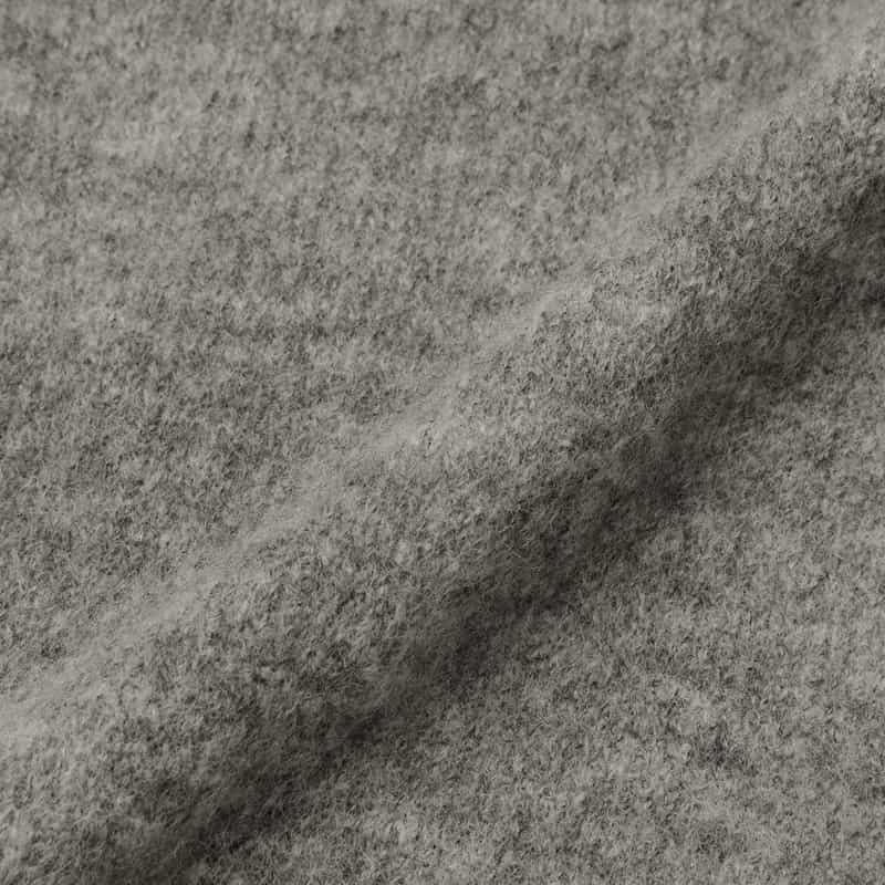 BARNEYS NEW YORK ブークレ素材ニットカーディガン GRAY