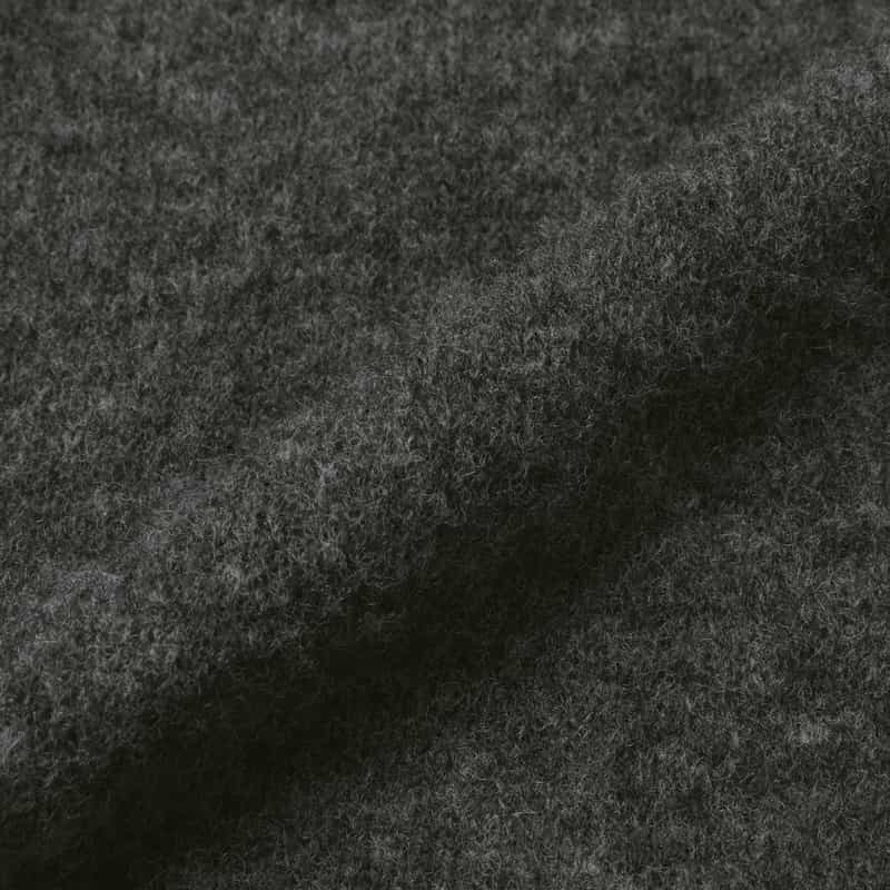 BARNEYS NEW YORK ブークレ素材ニットカーディガン DARK GRAY