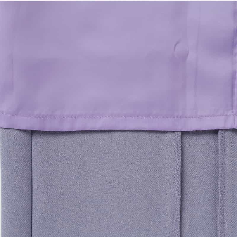 BARNEYS NEW YORK ウォッシャブル ウエストゴムワイドパンツ LIGHT BLUE