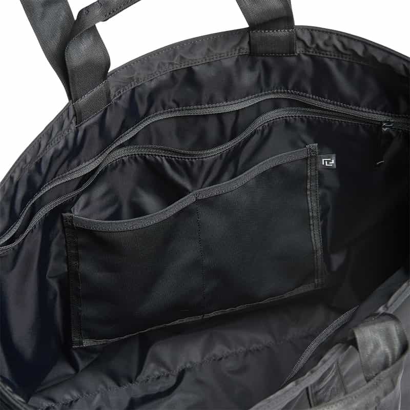 RAMIDUS RAMIDUS＜ラミダス＞×FRAGMENT DESIGN＜フラグメント　デザイン＞コラボレートトートバッグ (L) BLACK