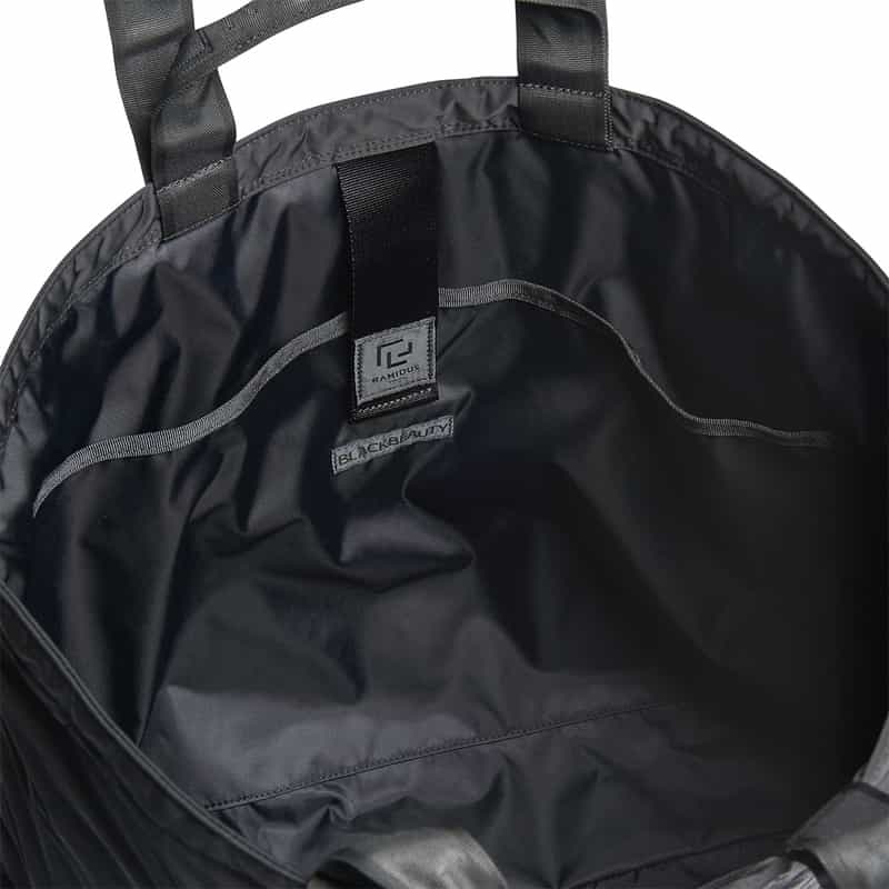 RAMIDUS RAMIDUS＜ラミダス＞×FRAGMENT DESIGN＜フラグメント　デザイン＞コラボレートトートバッグ (L) BLACK