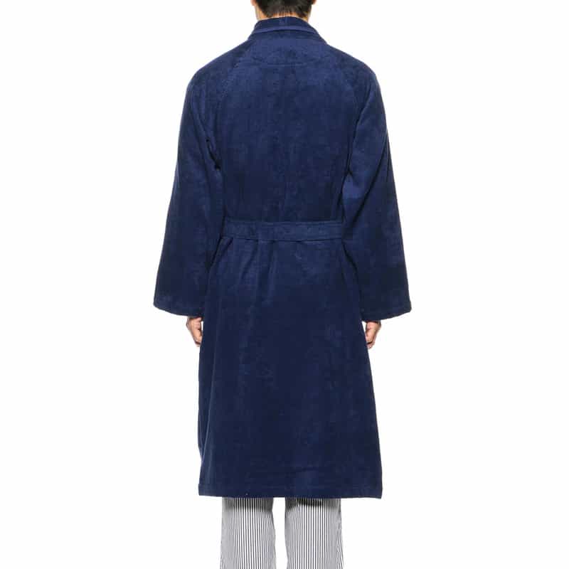 BARNEYS NEW YORK ロゴ入りナイトガウン NAVY