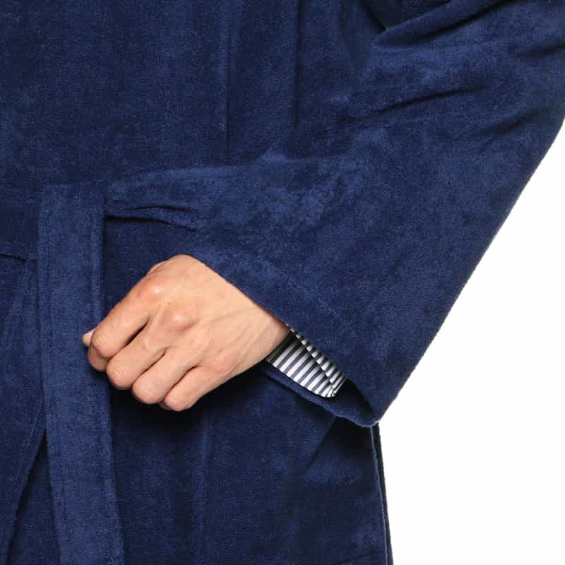 BARNEYS NEW YORK ロゴ入りナイトガウン NAVY
