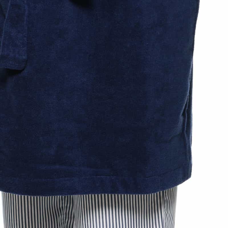 BARNEYS NEW YORK ロゴ入りナイトガウン NAVY
