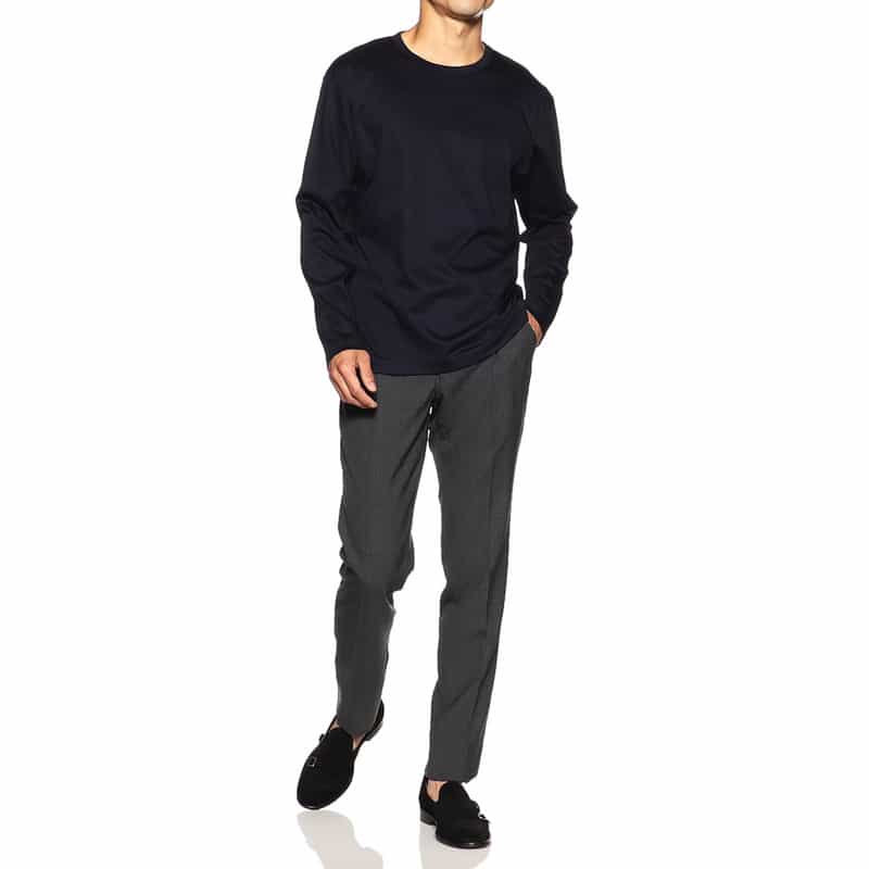 BARNEYS NEW YORK ロングスリーブTシャツ NAVY