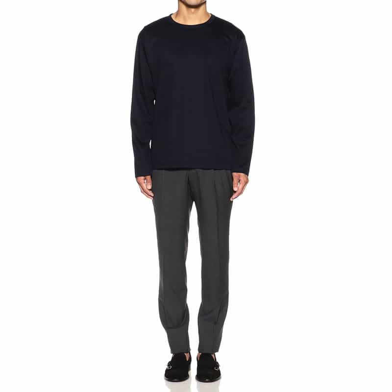 BARNEYS NEW YORK ロングスリーブTシャツ NAVY