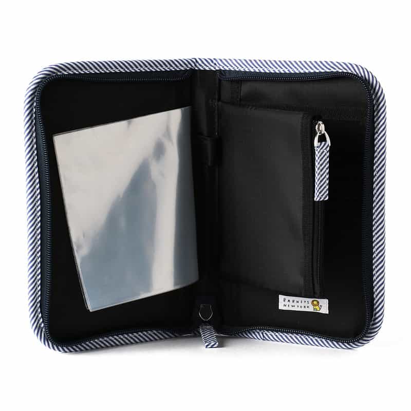 BARNEYS NEW YORK ライオンキルティング母子手帳ケース　（S） NAVY