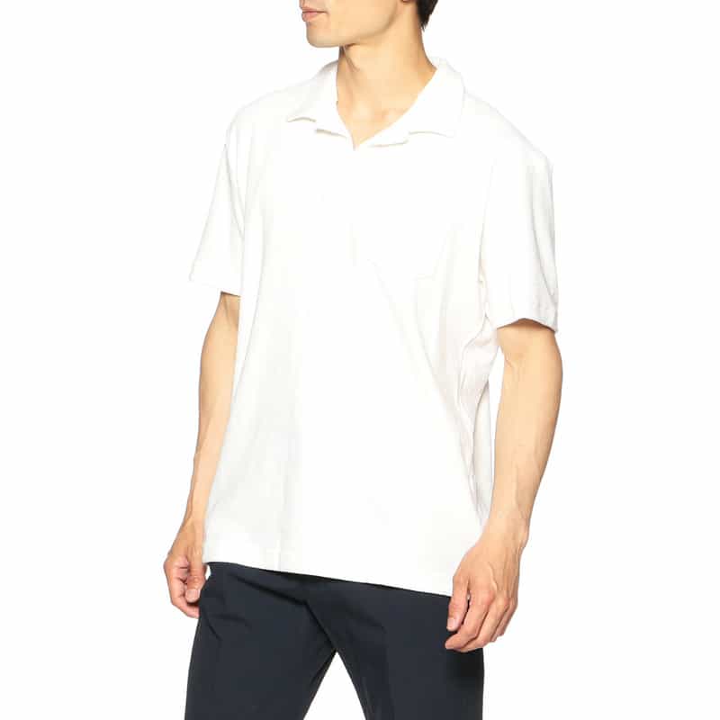 OAS パイルスキッパーシャツ WHITE