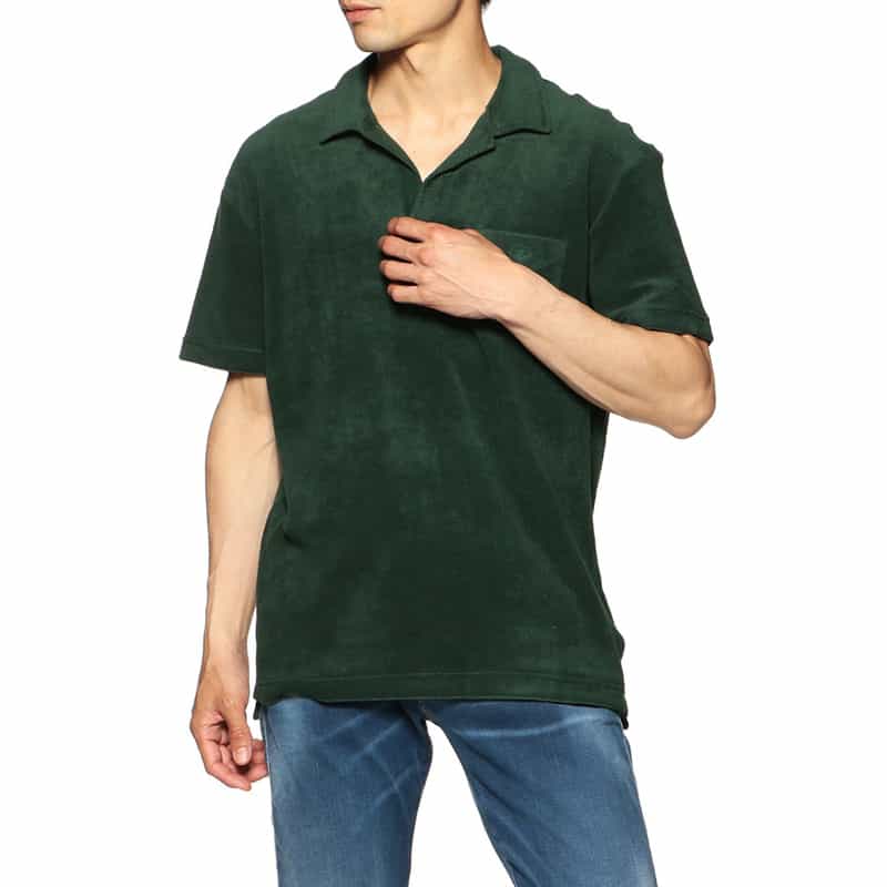 OAS パイルスキッパーシャツ GREEN