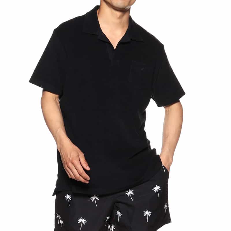 OAS パイルスキッパーシャツ BLACK