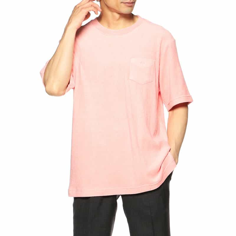 OAS 限定パイルTシャツ PINK