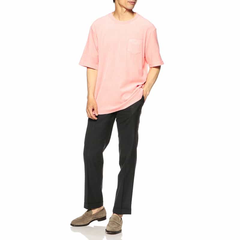 OAS バーニーズ　ニューヨーク限定パイルTシャツ PINK