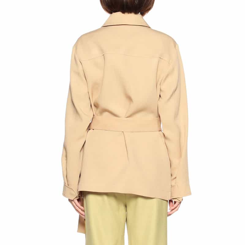BARNEYS NEW YORK M-65 ベルテッドショートコート BEIGE