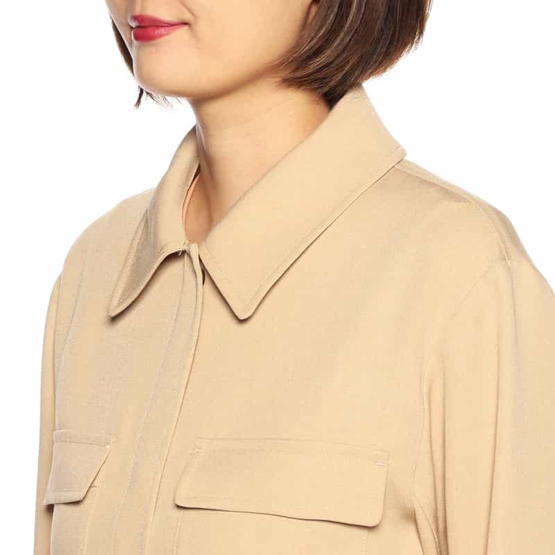 BARNEYS NEW YORK M-65 ベルテッドショートコート BEIGE