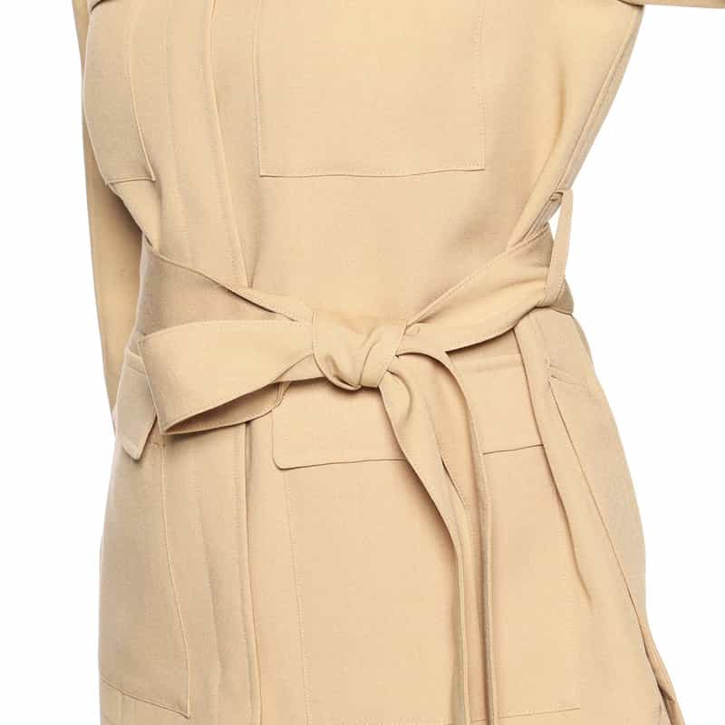 BARNEYS NEW YORK M-65 ベルテッドショートコート BEIGE