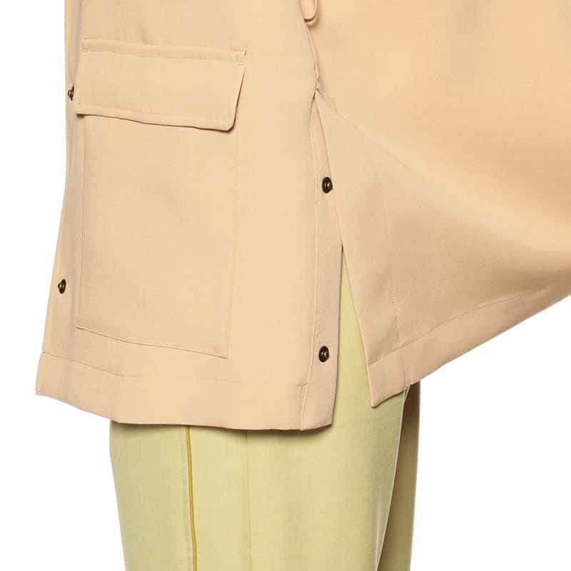 BARNEYS NEW YORK M-65 ベルテッドショートコート BEIGE