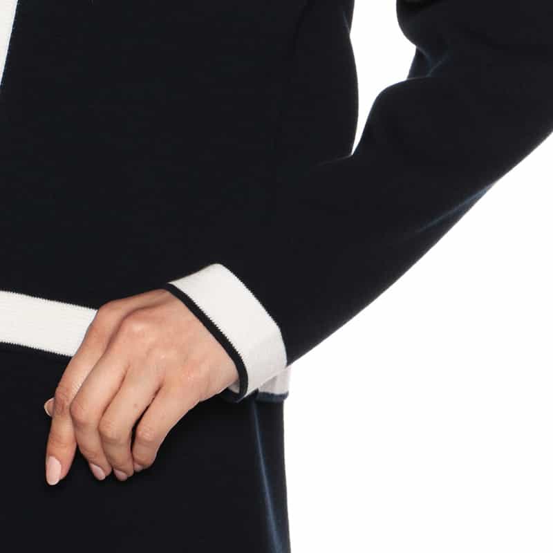 BARNEYS NEW YORK セットアップウォッシャブルニットジャケット DARK NAVY