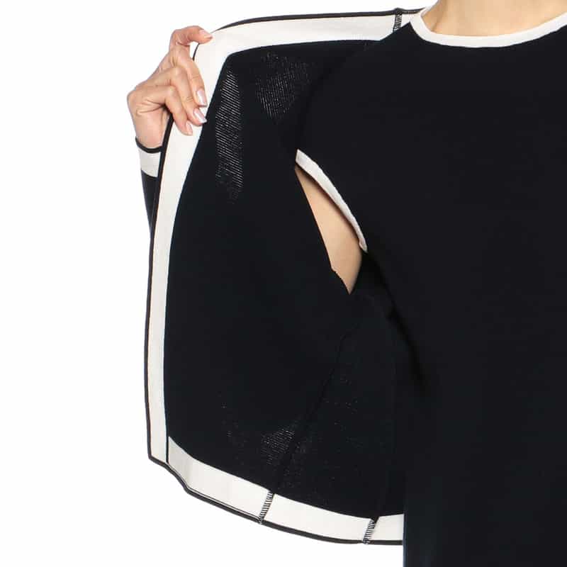 BARNEYS NEW YORK セットアップウォッシャブルニットジャケット DARK NAVY