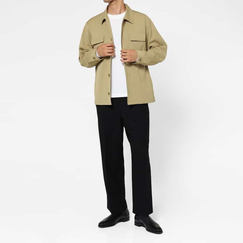 BARNEYS NEW YORK ウォッシャブルCPOジャケット BEIGE