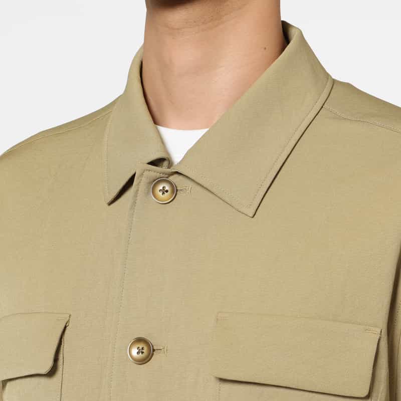 BARNEYS NEW YORK ウォッシャブルCPOジャケット BEIGE