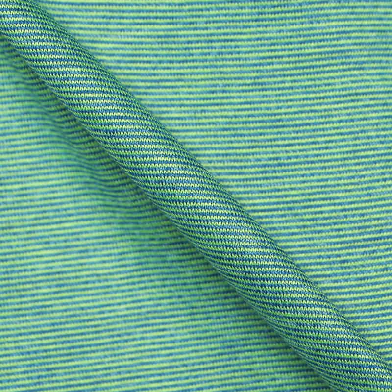 BARNEYS NEW YORK マイクロボーダーロングスリーブカットソー GREEN