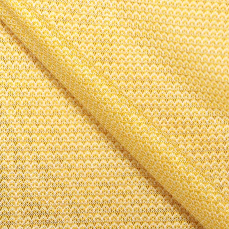 BARNEYS NEW YORK ジャージーポロシャツ YELLOW