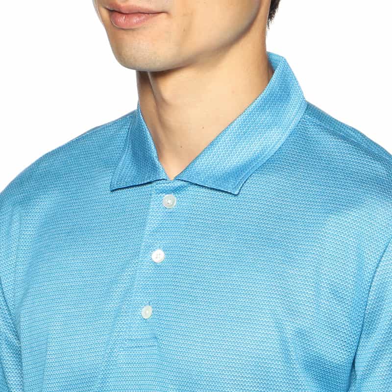 BARNEYS NEW YORK ジャージーポロシャツ BLUE
