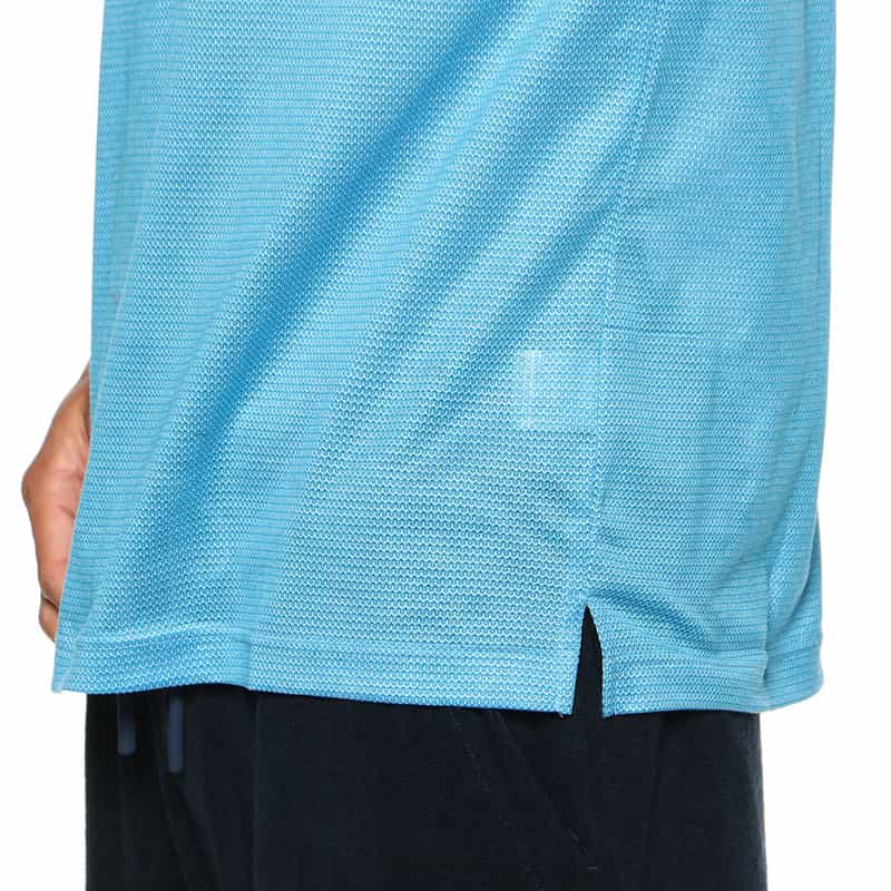BARNEYS NEW YORK ジャージーポロシャツ BLUE