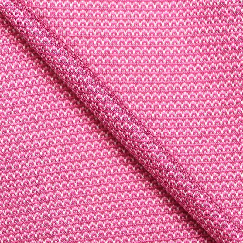 BARNEYS NEW YORK ジャージーポロシャツ PINK