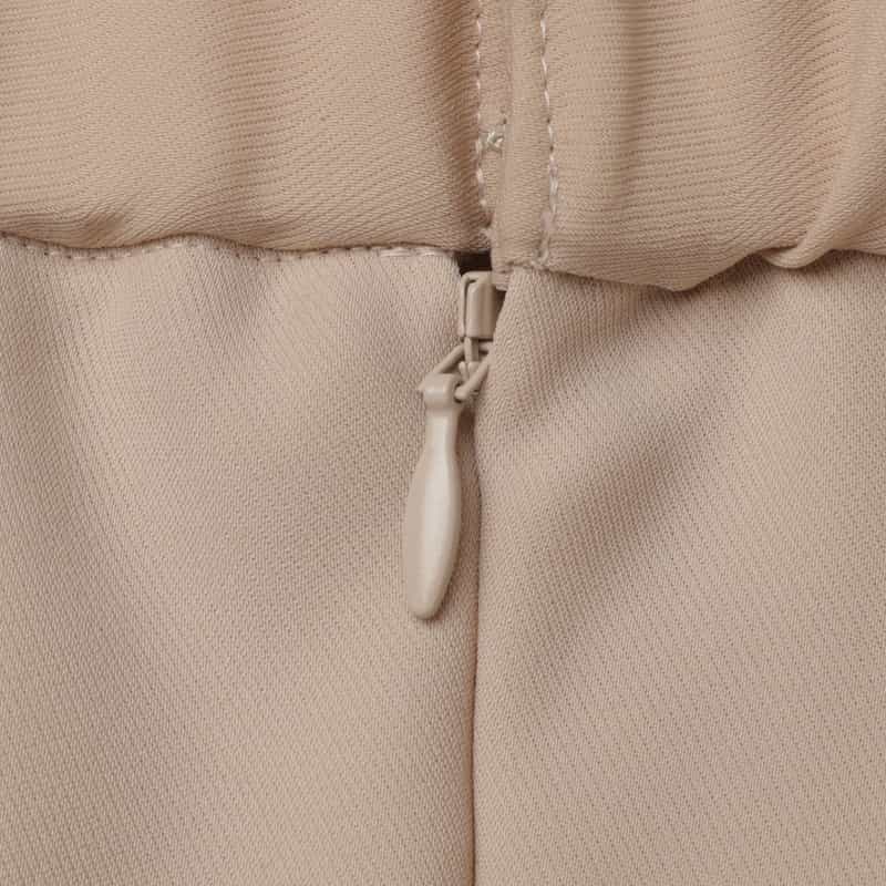 BARNEYS NEW YORK ウォッシャブル ダブルクロス素材Aラインスカート PINK