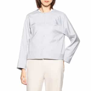 ウォッシャブルノーカラージャケット