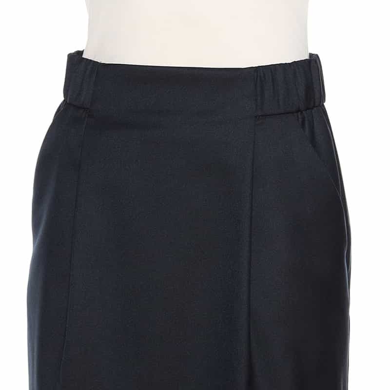 BARNEYS NEW YORK ウォッシャブルタイトスカート NAVY