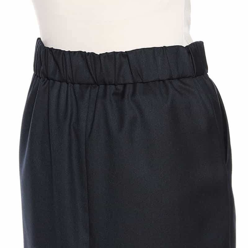 BARNEYS NEW YORK ウォッシャブルタイトスカート NAVY