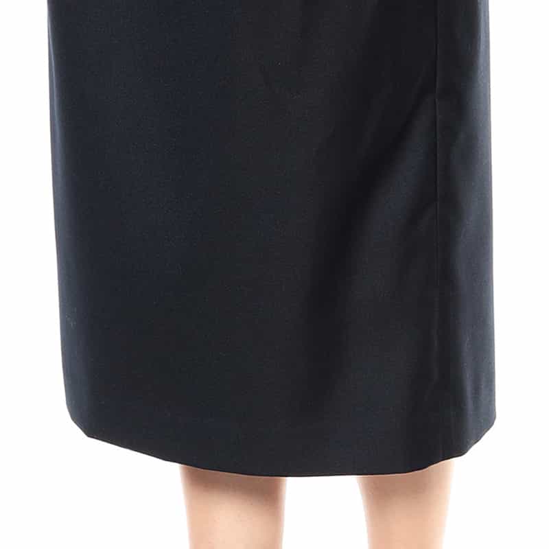 BARNEYS NEW YORK ウォッシャブルタイトスカート NAVY