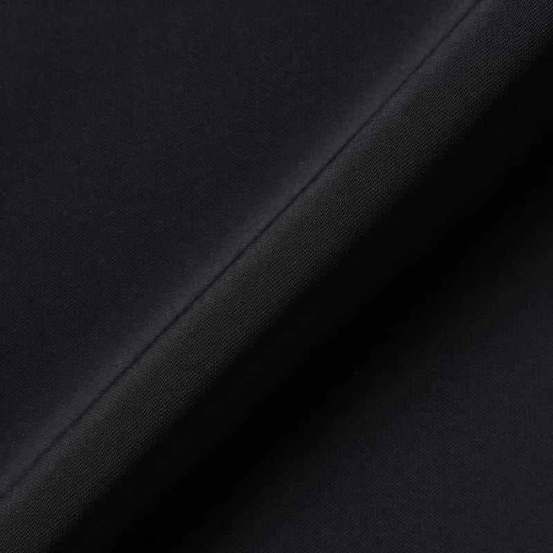 BARNEYS NEW YORK ダブルクロス素材ラップデザインスカート NAVY