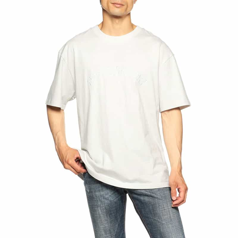 KROST 限定エンブロイダリーTシャツ LIGHT GRAY