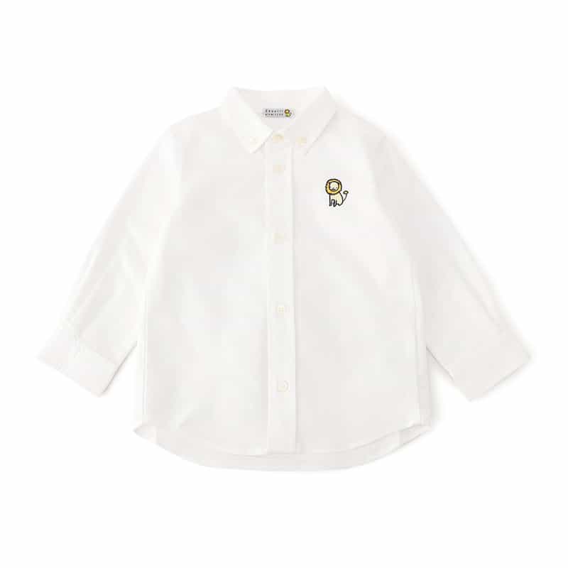 ライオン刺繍シャツ