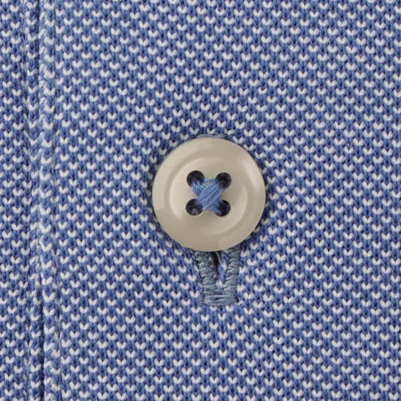 BARNEYS NEW YORK 海島綿混ポケット付きポロシャツ BLUE