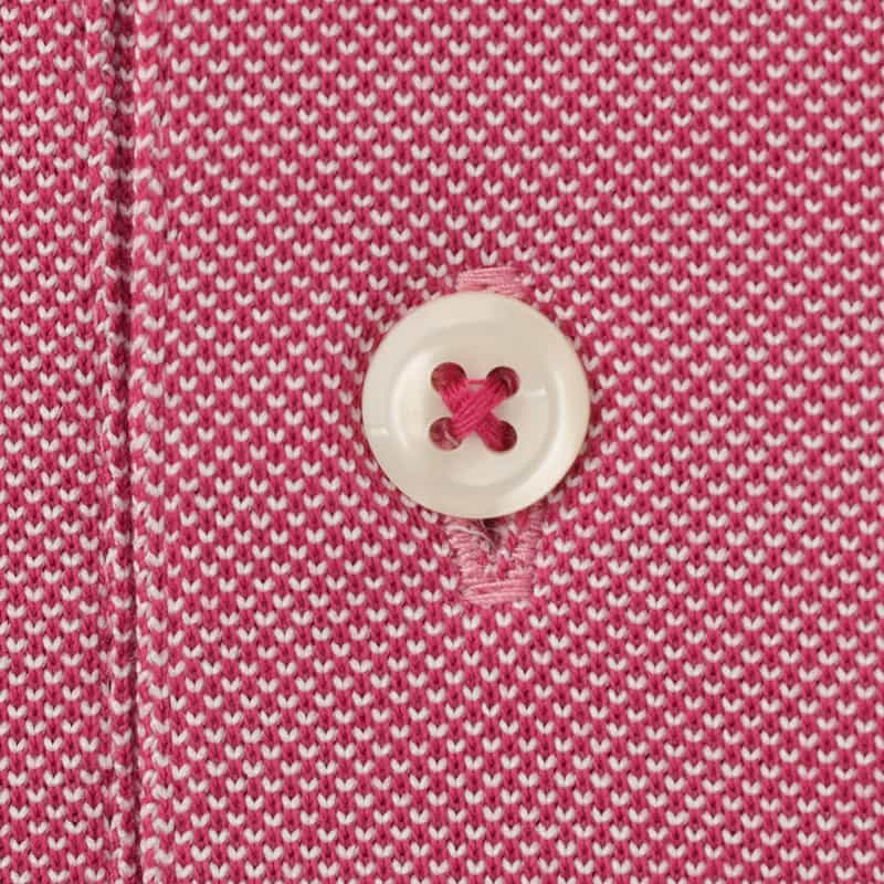 BARNEYS NEW YORK 海島綿混ポケット付きポロシャツ PINK