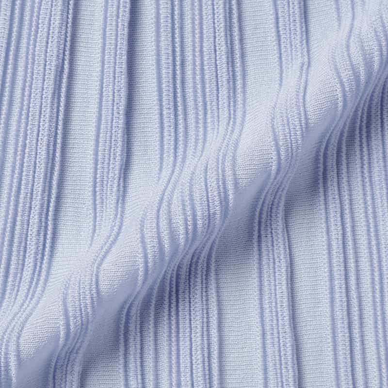 BARNEYS NEW YORK ニット素材ロングプリーツスカート LIGHT BLUE