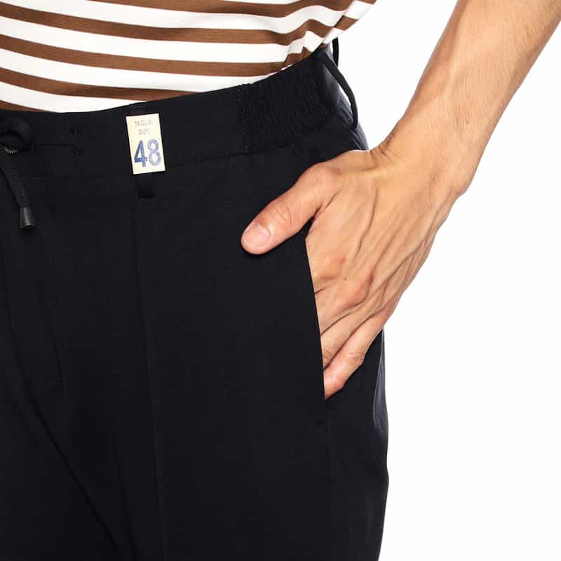 GIABSARCHIVIO スタンダードジャージーパンツ "MASACCIO" NAVY