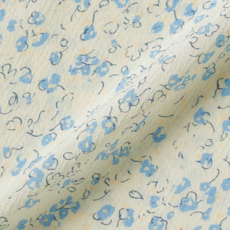 BARNEYS NEW YORK ウォッシャブル フローラルプリント マーメイドスカート IVORY