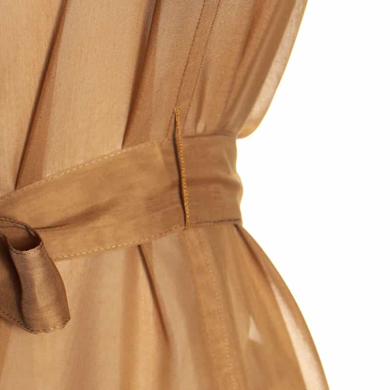 BARNEYS NEW YORK シアーロングシャツ BEIGE