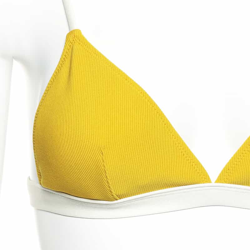 DAZE DAYZ トライアングルビキニトップ YELLOW