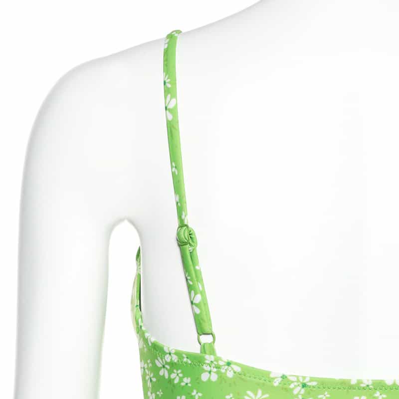 DAZE DAYZ 小花柄プリントスイムウェア LIGHT GREEN